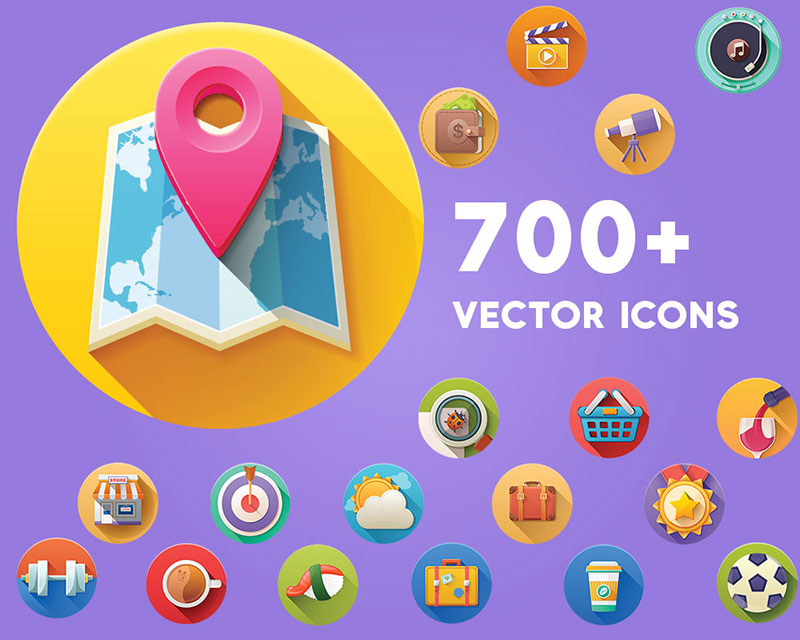 700+ Vector Icons Pack