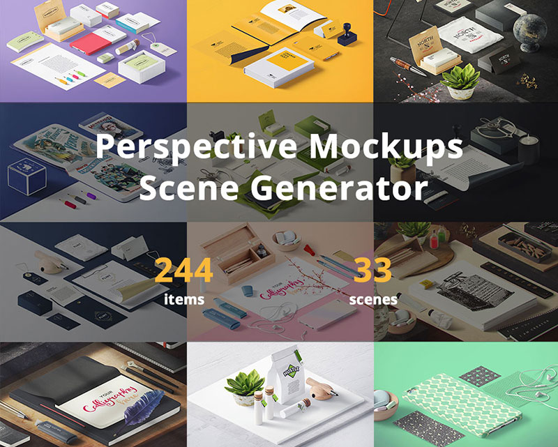 Perspective Mockups Scene Generator