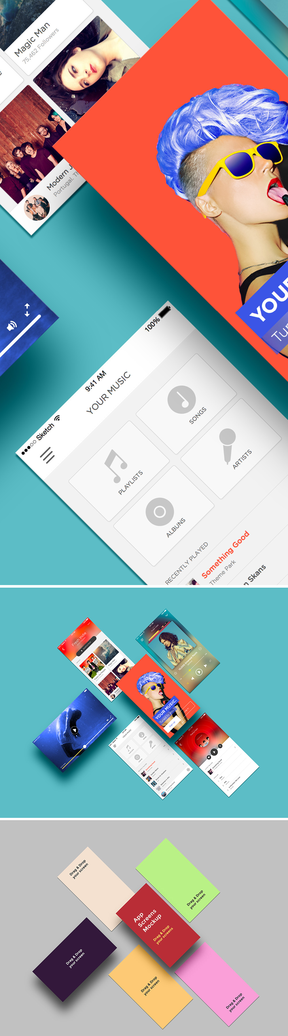 App Screens Mockup