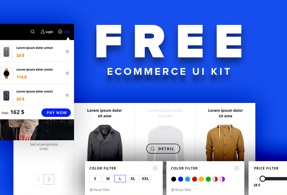 Free Ecommerce PSD Kit