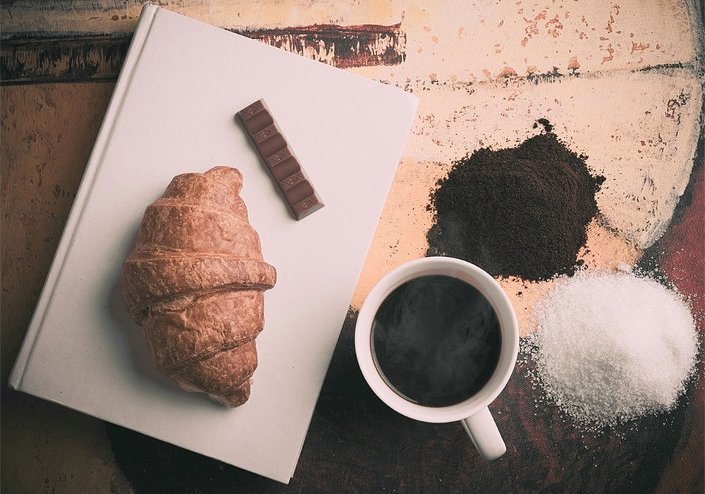 Cafe Book Doughnut Chocolate