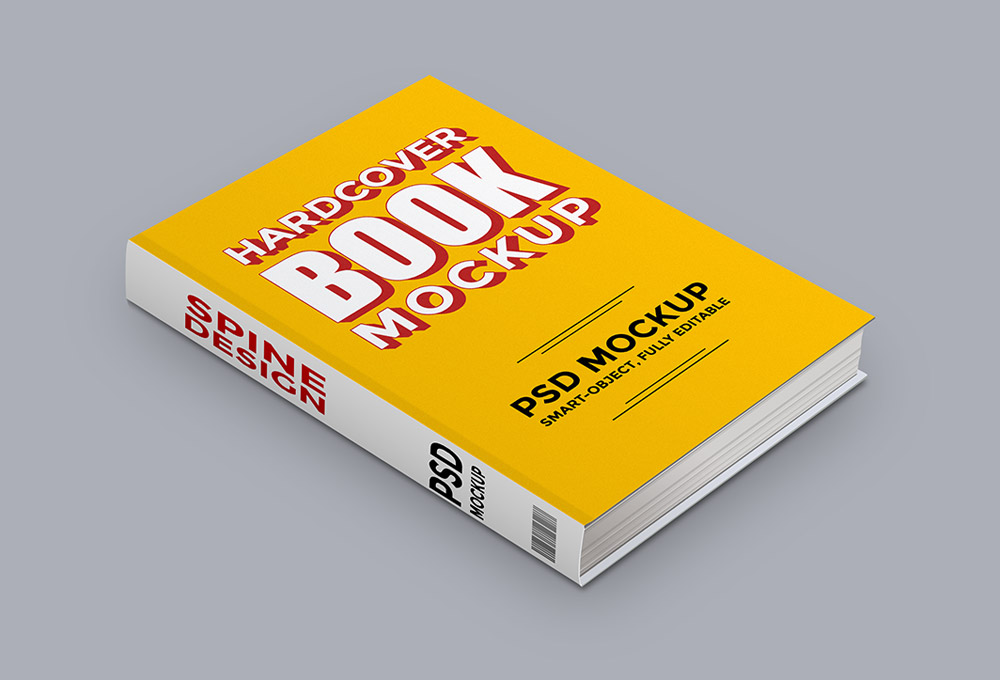 Hardcover Book Mockup