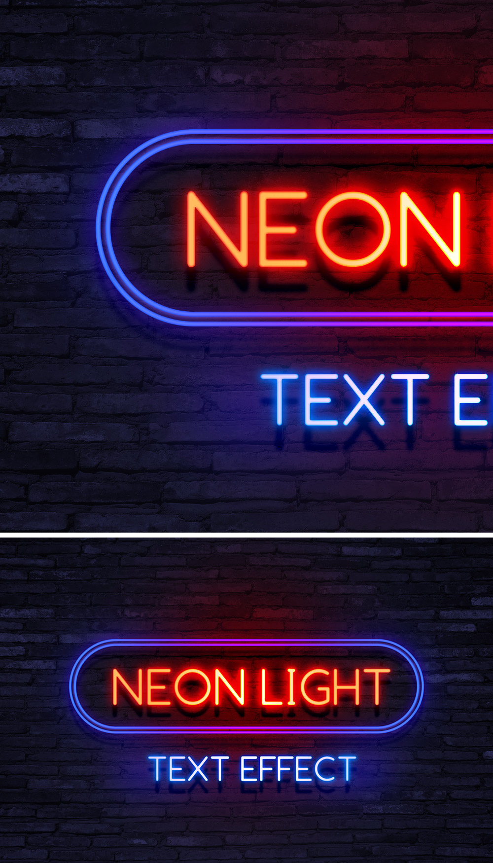 Neon Light Text Effect