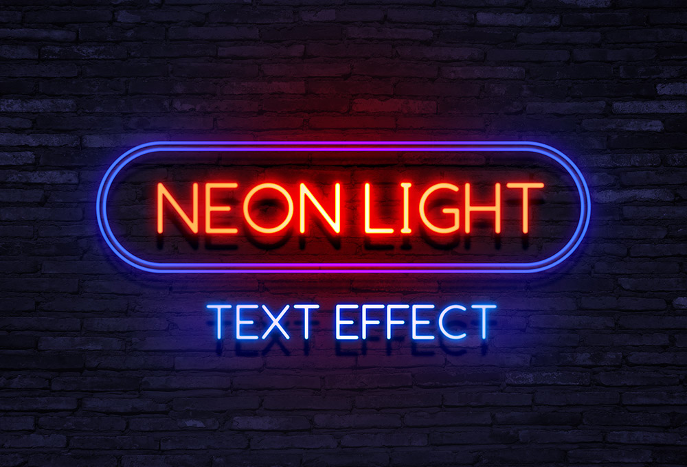 Download Mockup Neon Box Free