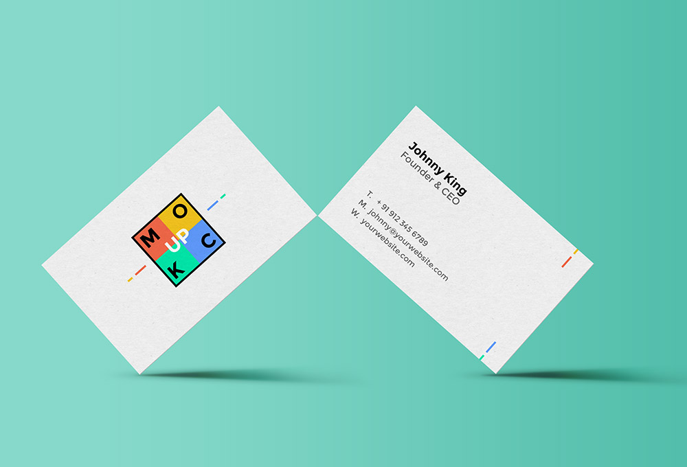 Business Card Mockup PSD