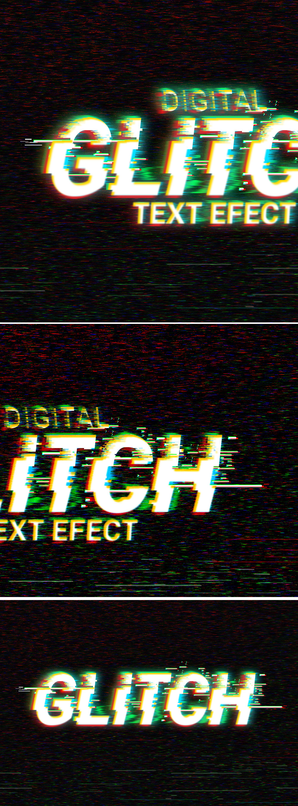 Digital Glitch Text Effect