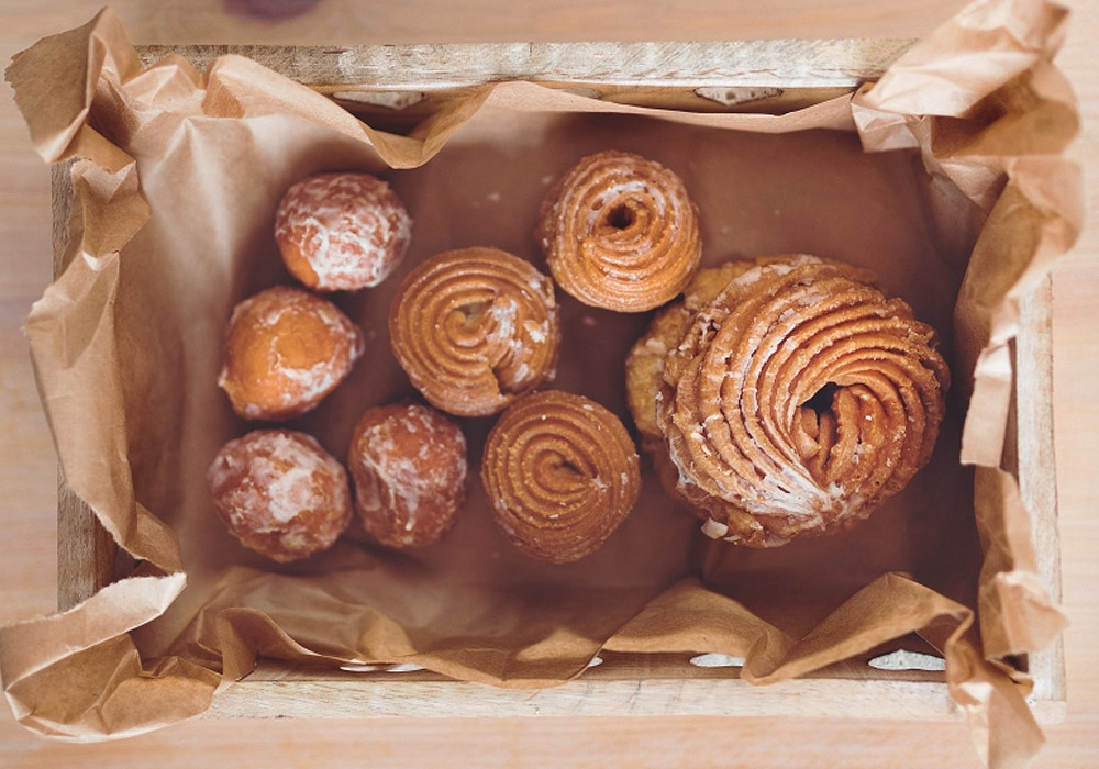 Doughnuts Wooden Box