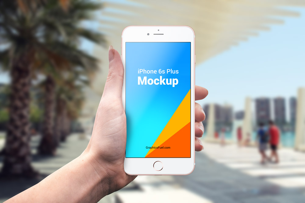 iPhone 6s Plus Outdoor Mockup