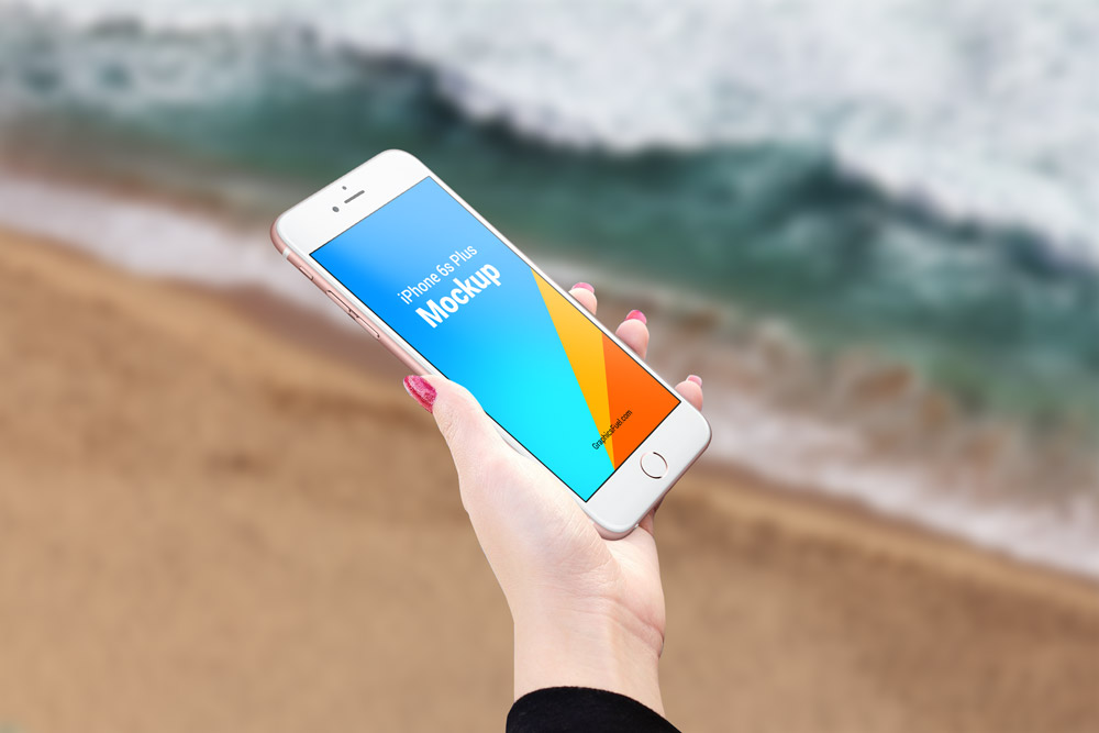 iPhone 6s Plus Outdoor Mockup