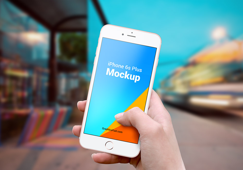 iPhone 6s Plus Outdoor Mockup