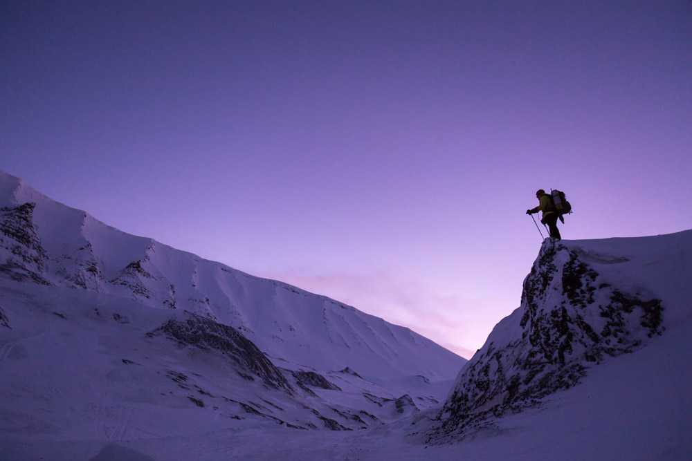 WInter Mountain Landscape