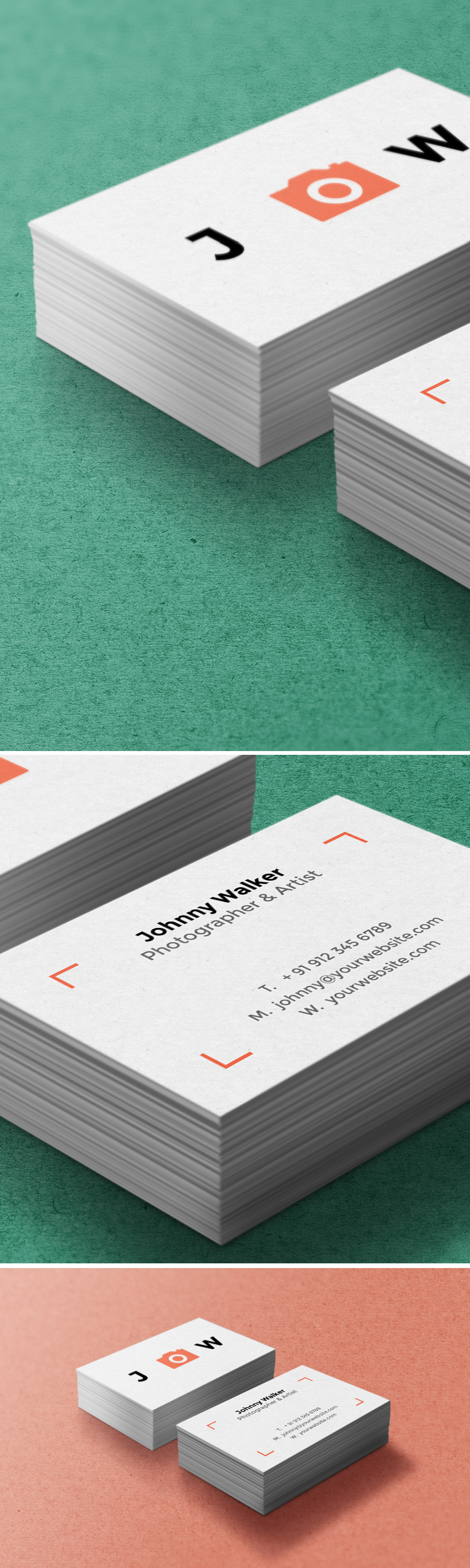 Free Business Cards Mockup