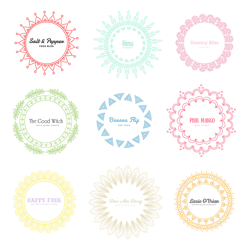 Mandala Free Logos Color