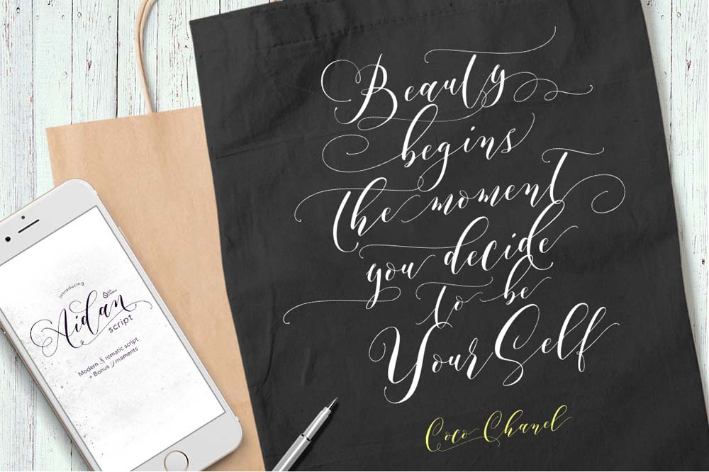 Aidan Script Font