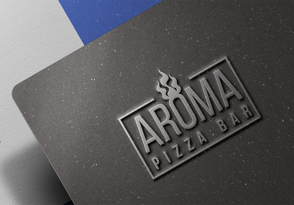 Download Embossed Metallic Logo Mockup Graphicsfuel