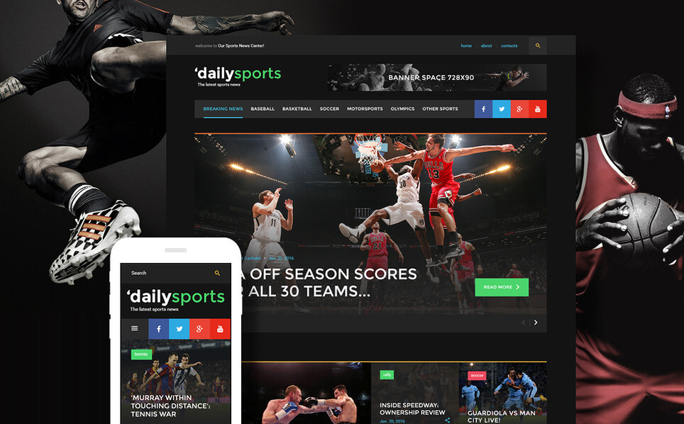 DailySports WordPress Blog Theme