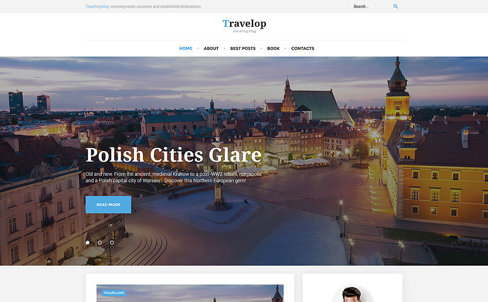 Travelop - Traveling Blog WordPress Theme