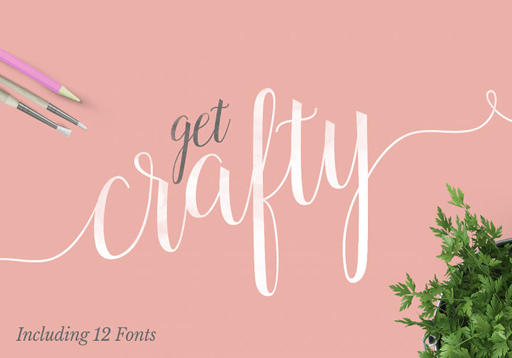 Crafty Fonts Bundle