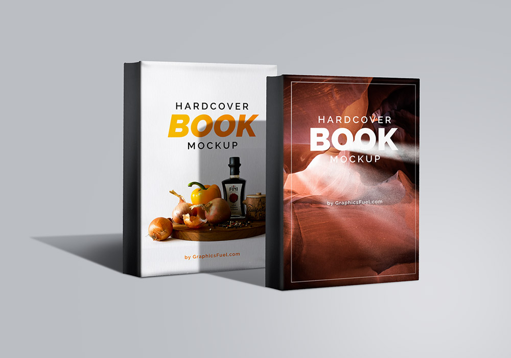 Download Hardcover Book Mockup PSD - GraphicsFuel
