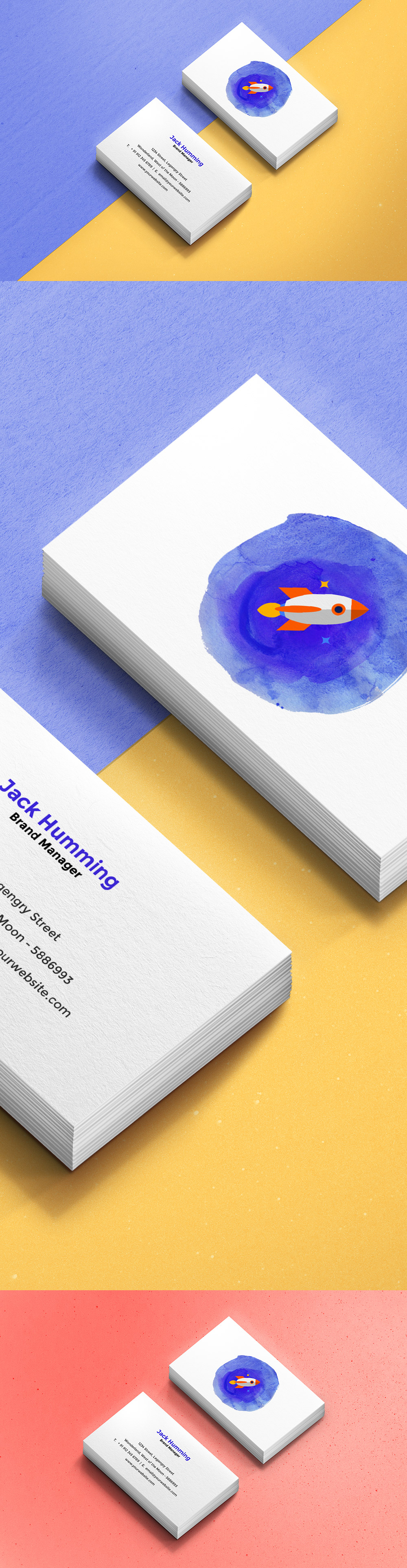 Bsiness Card Mockup PSD