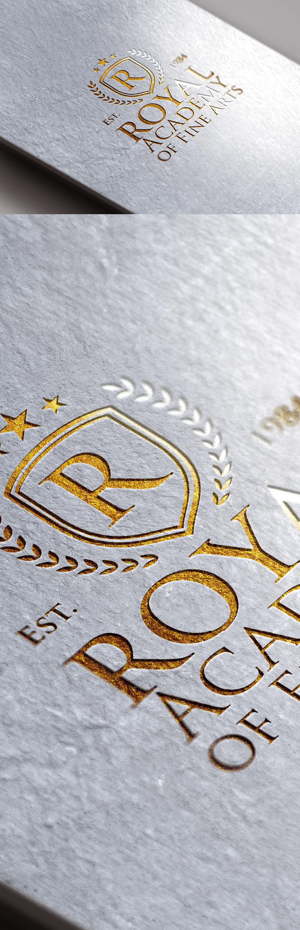 Download Gold Foil Logo Mockup Graphicsfuel