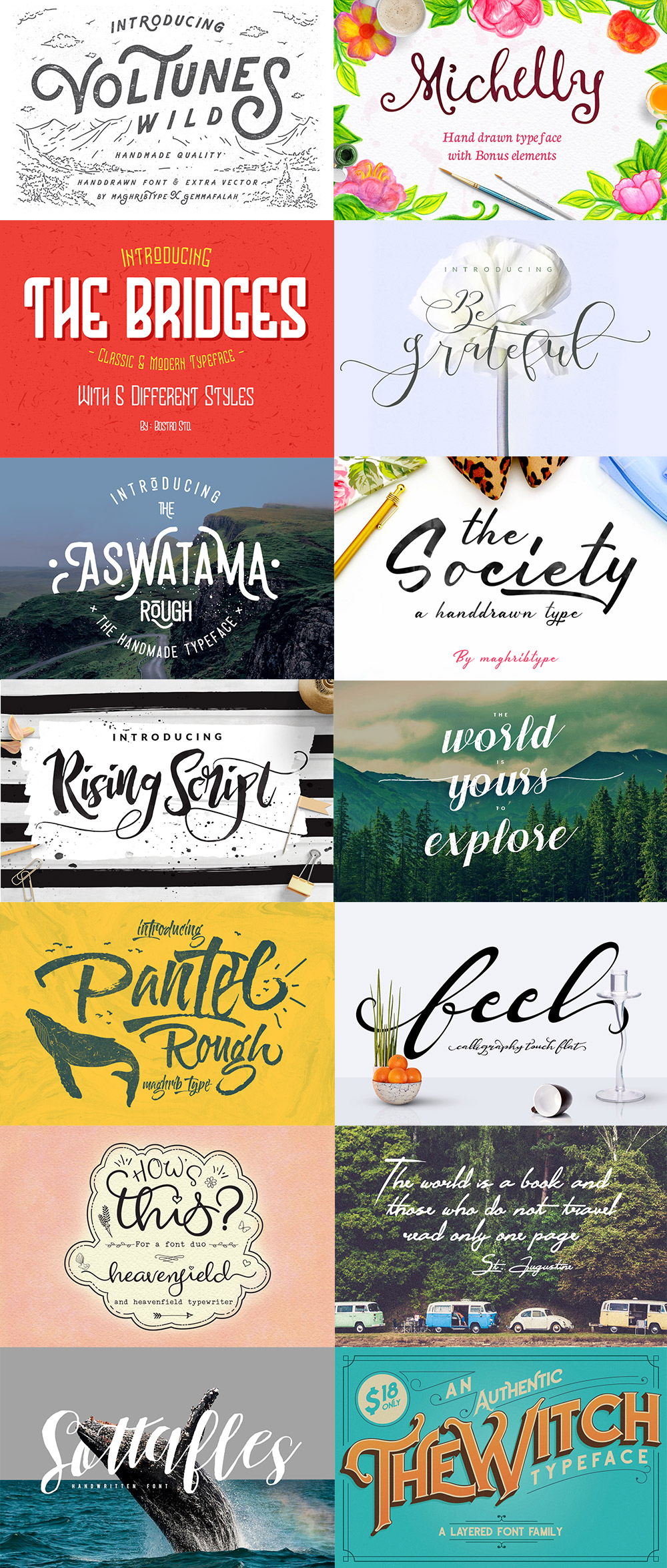 June Fonts & Graphics Bundle