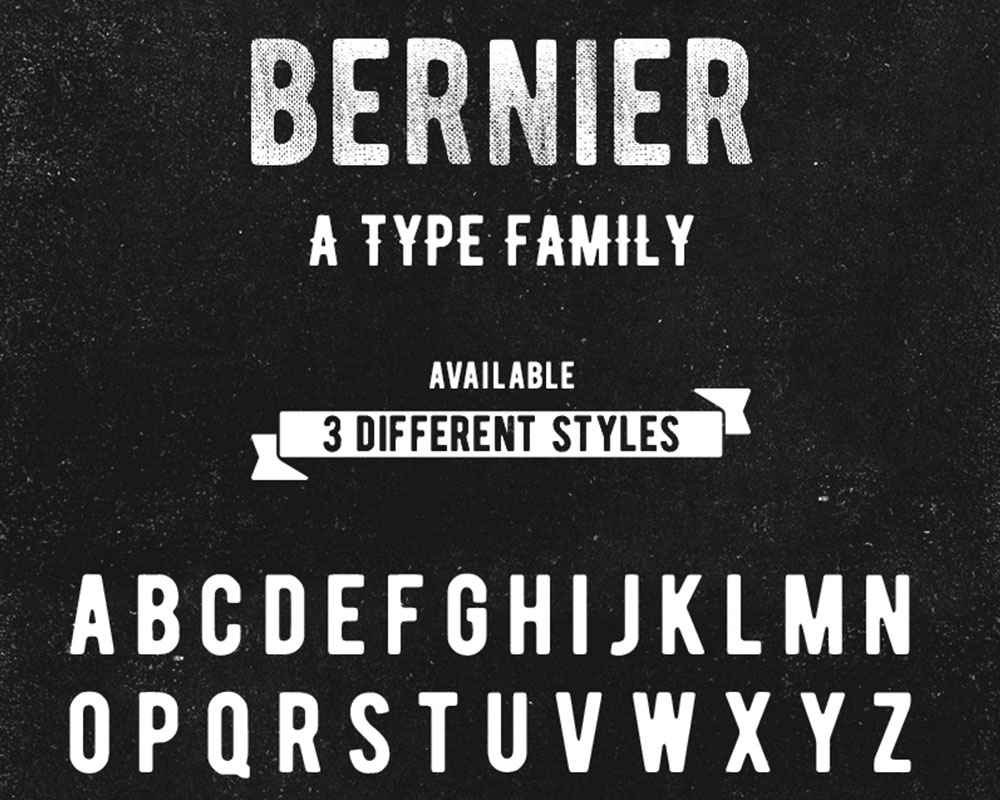 BERNIER Free Typefamily