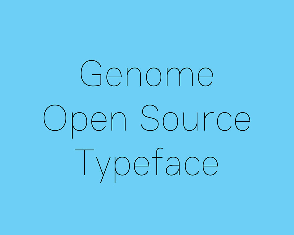 Genome Free Typeface