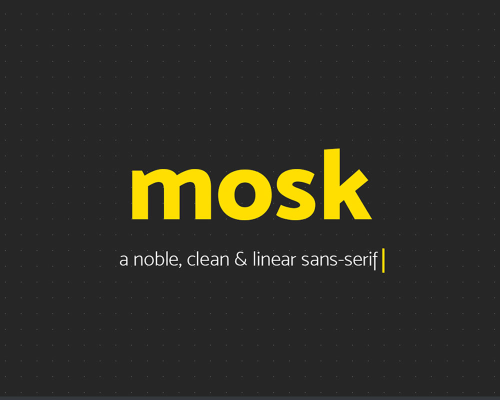 Mosk Font