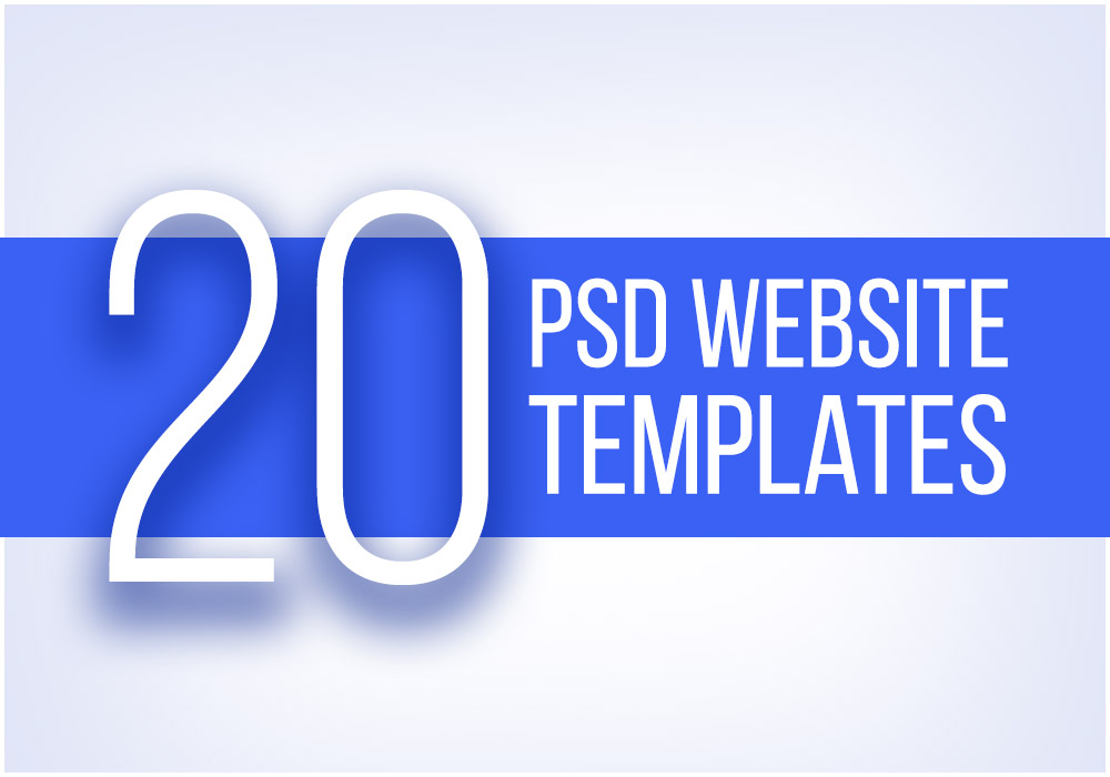 20 Best PSD Website Templates