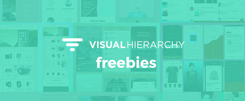 Design Freebies by Visual Hierarchy