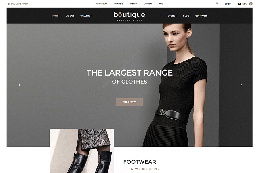 Boutique Fashion WordPress theme