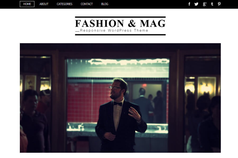 Fashion & Mag WordPress theme