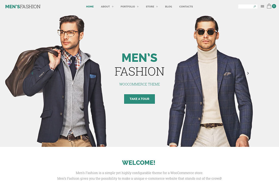 Men's Fashion WordPress theme