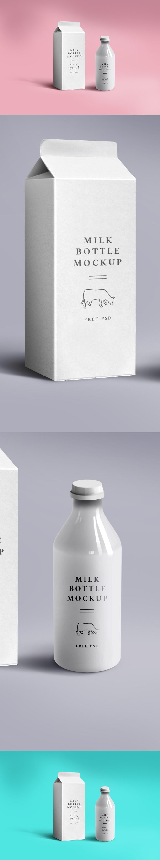 Download Milk Packaging Mockup - GraphicsFuel