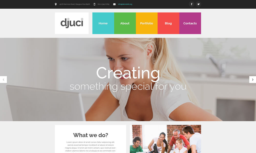 Djuci PSD Template