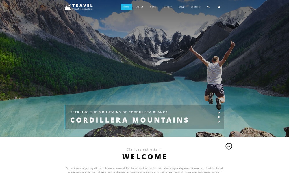 Travel PSD Template