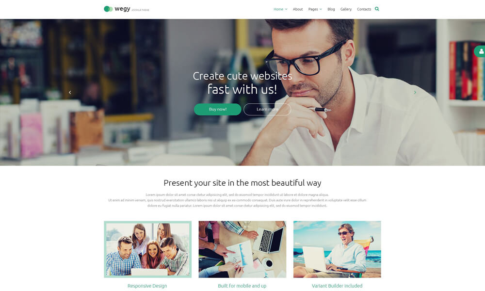 Wegy PSD Template