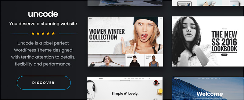 Uncode Ecommerce Theme