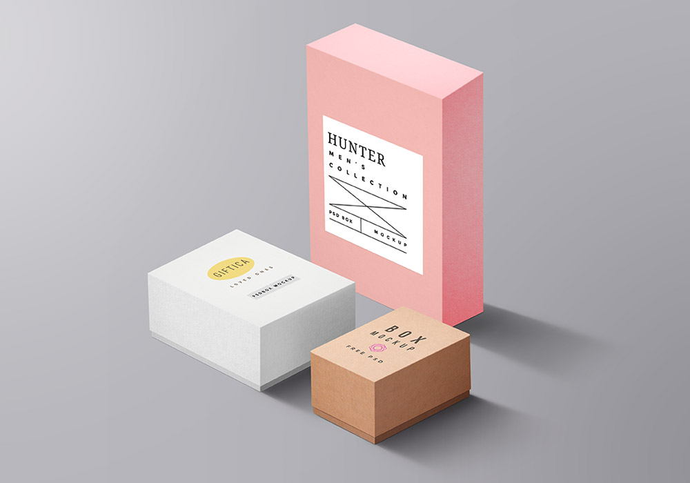 Download Packaging Boxes Mockup PSD - GraphicsFuel