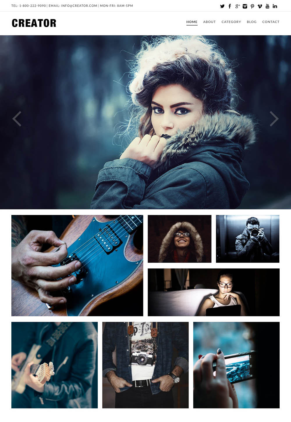 Creator WordPress Theme