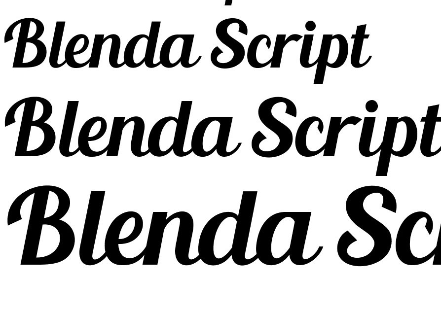 Blenda Script Font