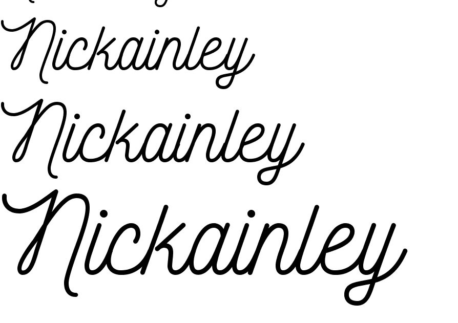 Nickainley Font