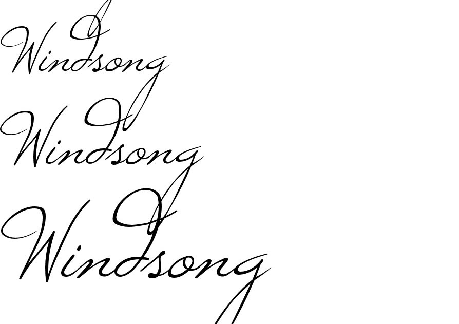 Windsong Font