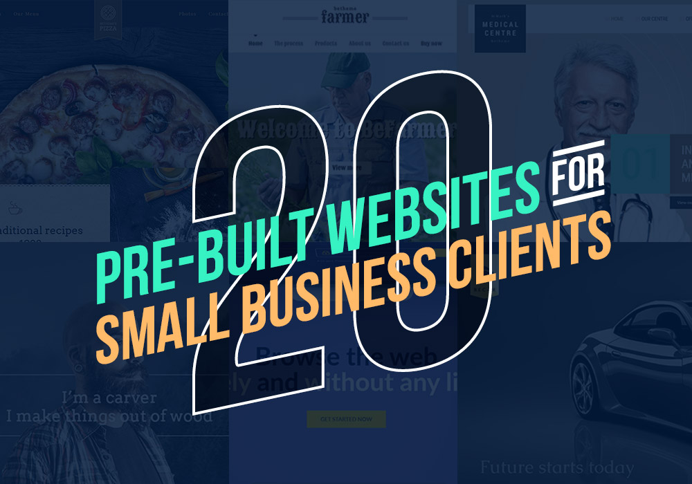 20 Pre-Built Website WP Themes