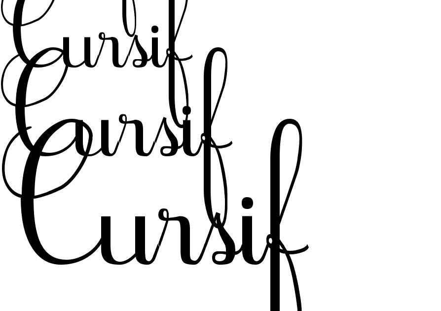 Cursif Font