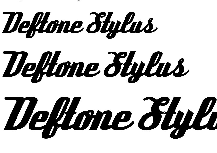 Deftone Stylus Font