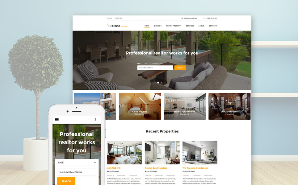 Real Estate Agency Website Template