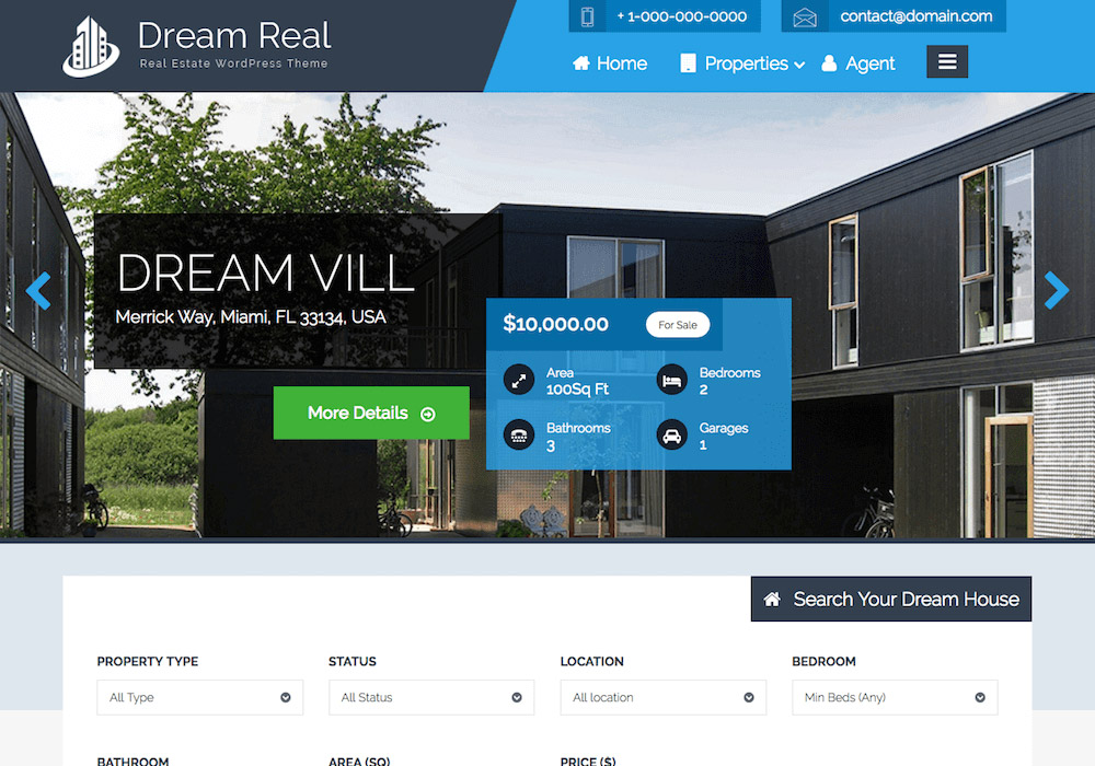 DreamReal WordPress Theme