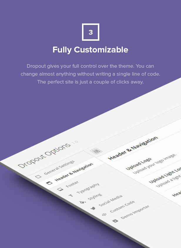 Dropout WP Theme Fully Customizable